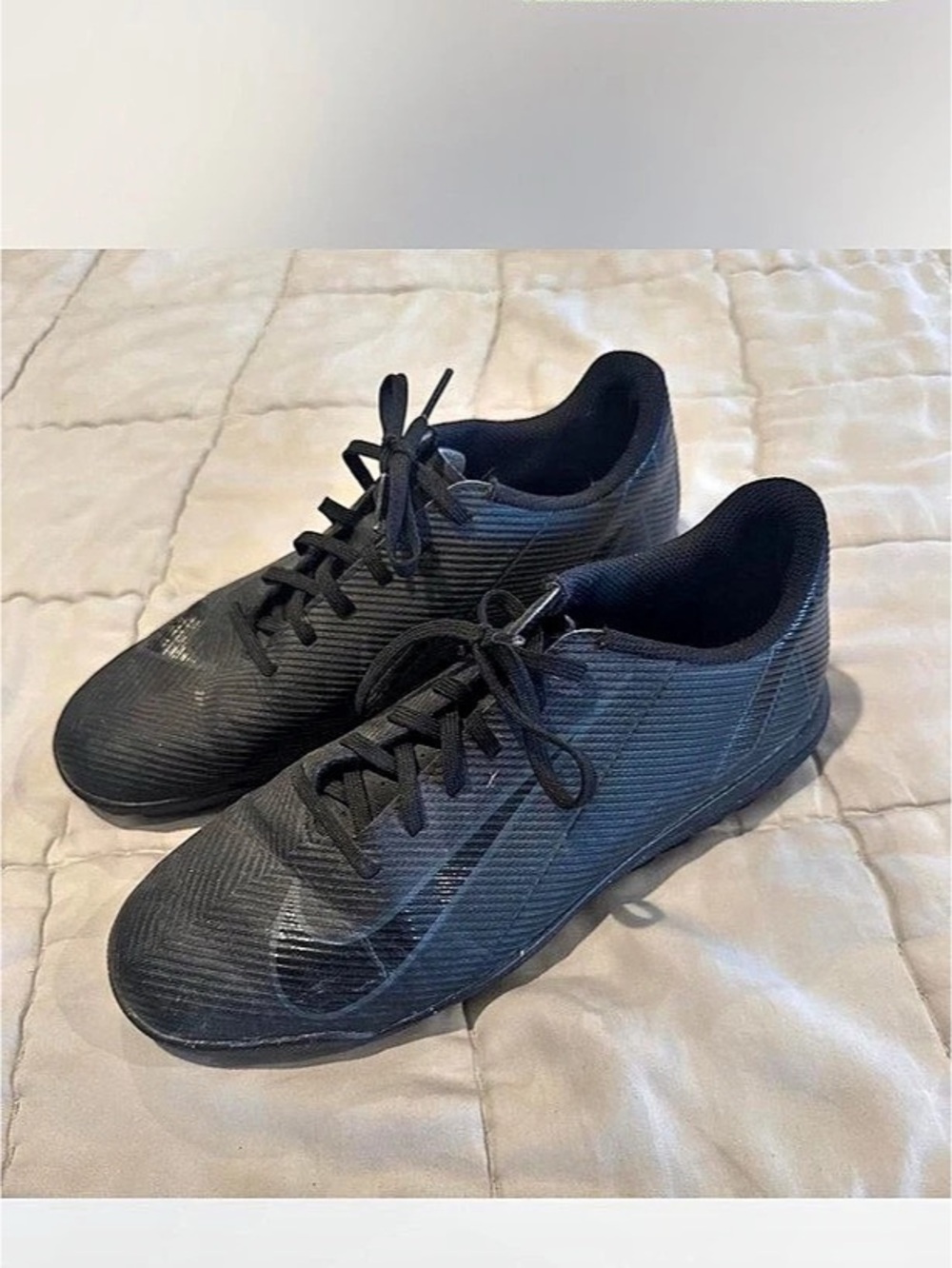 Nike Mercurial Vapor Club TF Athletic Shoes Black US 7